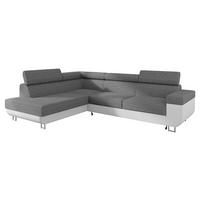 ECKSOFA Fonti, Seite: Links - Weiß, Holz/Textil (253/188cm) - MIRJAN24