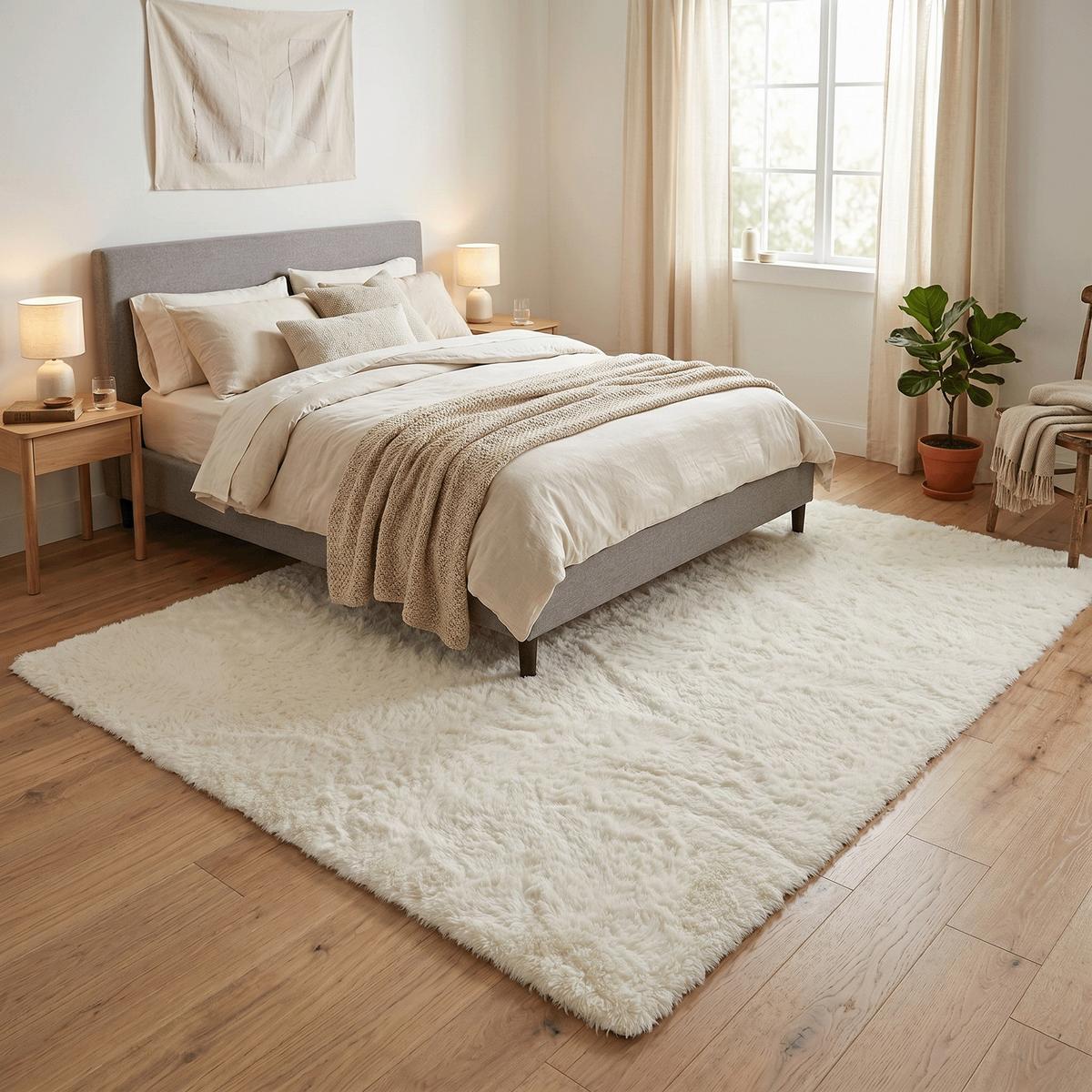HOCHFLOR SHAGGY TEPPICH FLUFFY - Creme, Textil (200/290cm) - Pergamon