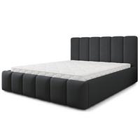 POLSTERBETT ATTORA SR 200x200 cm mit Bettkästen - Schwarz - Schwarz, Holz (200/200cm) - MASSENO
