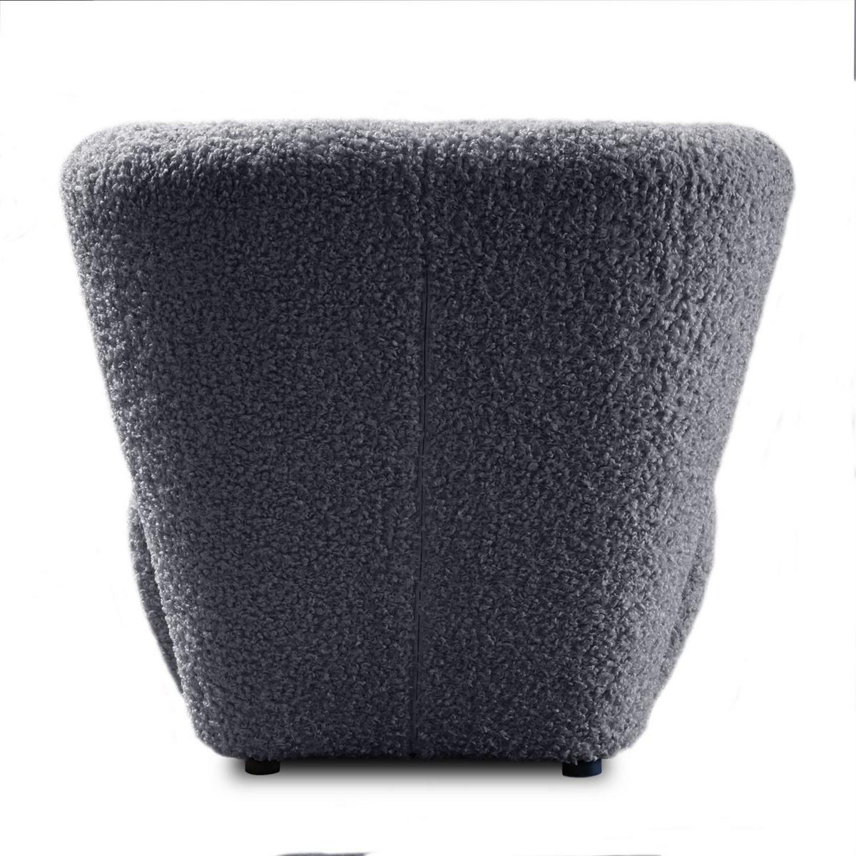 SESSEL ARLO LOUNGE Rolf 08 - Graphitfarben, Textil (85/74/58cm) - Lookway