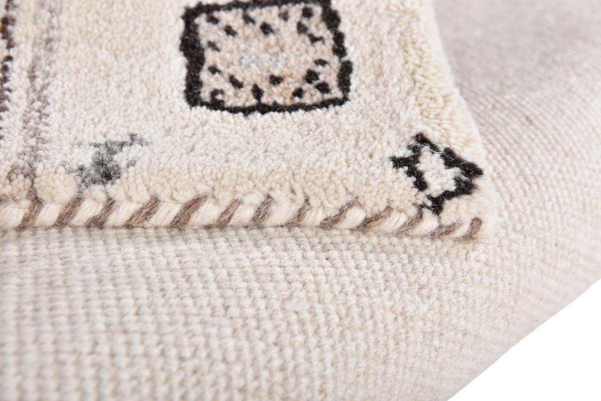 HANDKNÜPFTEPPICH Denver 250x300 cm - Beige, Textil (250/300cm) - THEKO