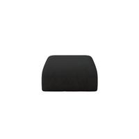 POUF MIRA-PUF 91x89x40 Schwarz cm Velours Modular Sitzhocker - Anthrazit/Schwarz, Holzwerkstoff/Kunststoff (91/40/89cm) - ALTDECOR