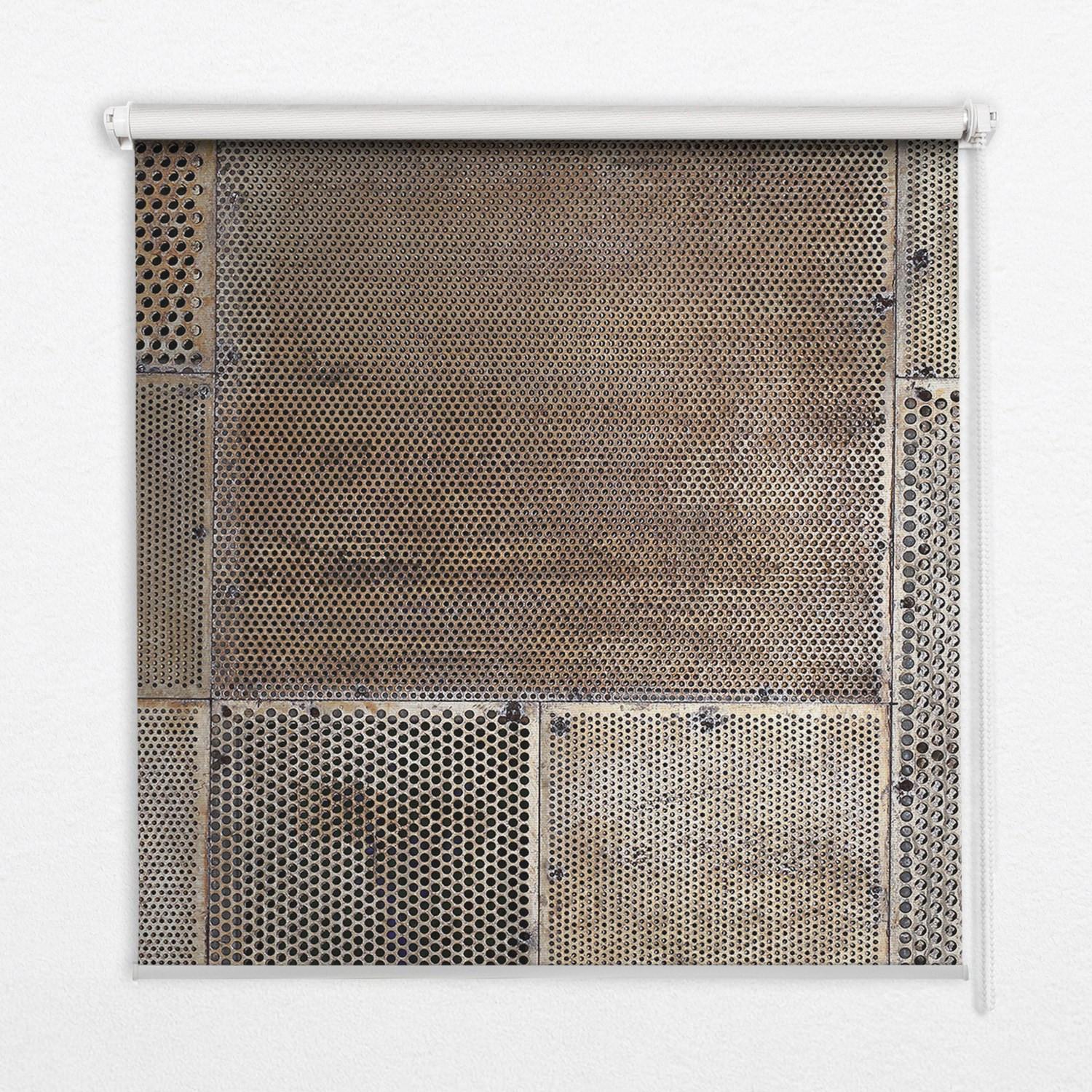 INNENROLLO - Fensterrollo - Rollo - 120x140 cm - Metallwand - Braun, Kunststoff (120/140/0.5cm) - TULUP