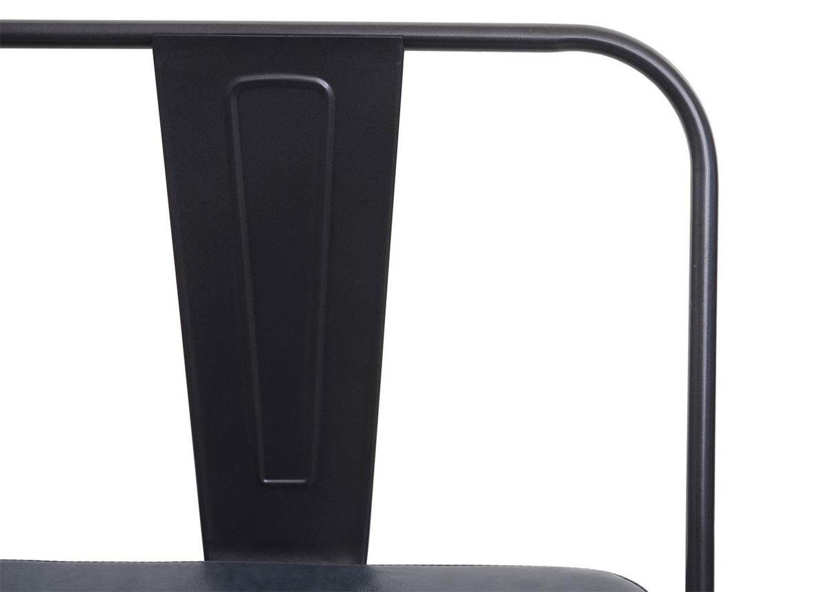 3ER-SITZBANK Schwarz, Grau - Schwarz/Grau, Metall (153/80/56cm) - MCW