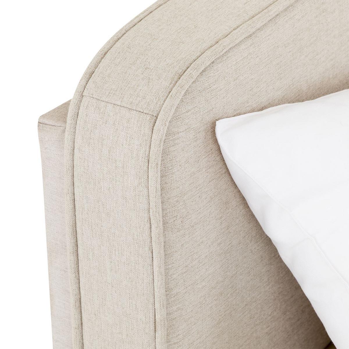 POLSTERBETT LATINI 160x200 cm beige - Beige, Textil (160/200cm) - IDIMEX
