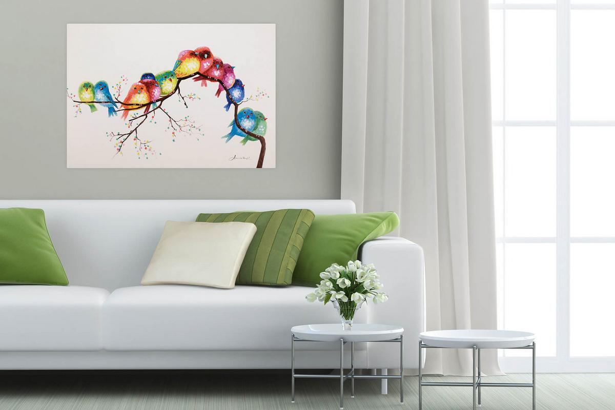 ÖLGEMÄLDE 100/70 cm - Multicolor, Holz/Textil (100/70cm) - KUNSTLOFT