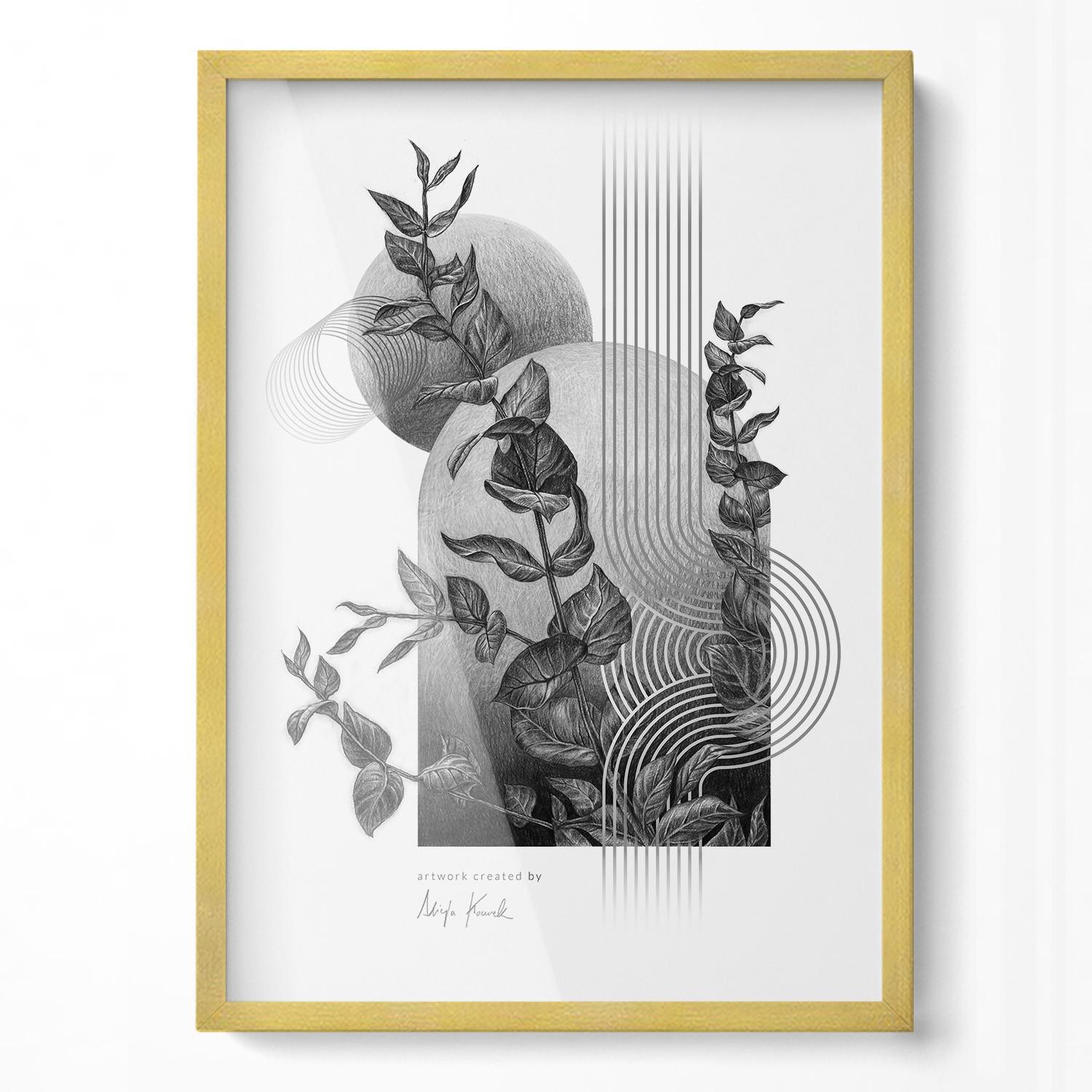 BILDERRAHMEN - Silberfarben, Kunststoff (50/70/1.5cm) - Wallfluent