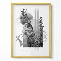 BILDERRAHMEN - Silberfarben, Kunststoff (50/70/1.5cm) - Wallfluent