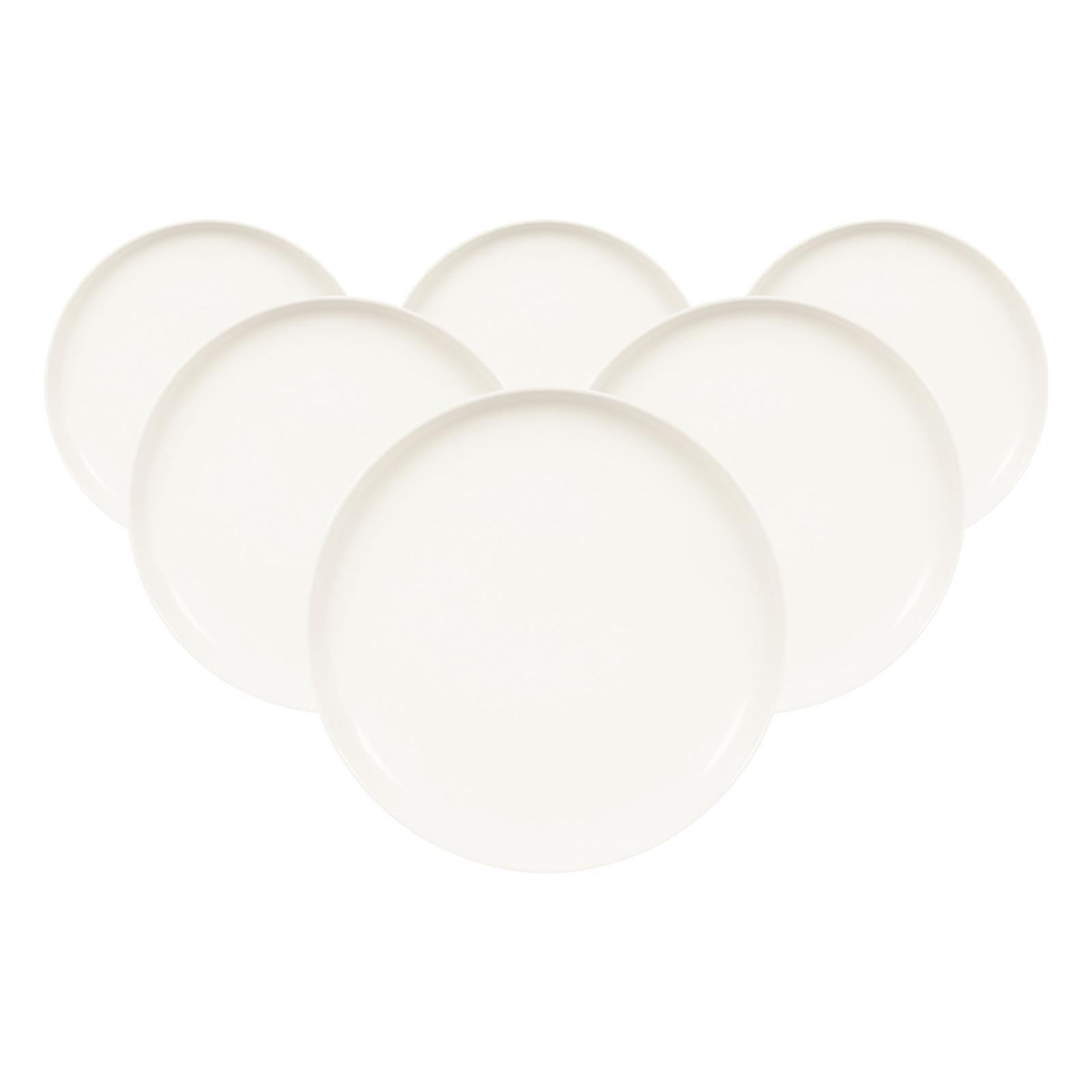 BROTTELLER Savona Fine Diamond creme ø 17,7 cm 6er Set - Creme, Keramik (17.7cm) - Seltmann Weiden