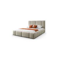 POLSTERBETT ELENA 180x200 cm Beige (Anthology 2), 34 Holzlatten, Kopfteil 108 cm - Beige, Textil (180/200cm) - Lookway