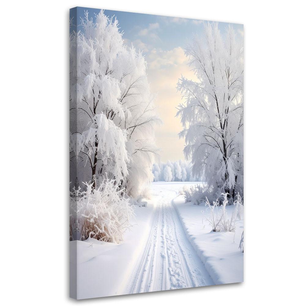 LEINWANDBILD Weihnachten 20x30cm - Weiß, Textil (20/30cm) - Feeby
