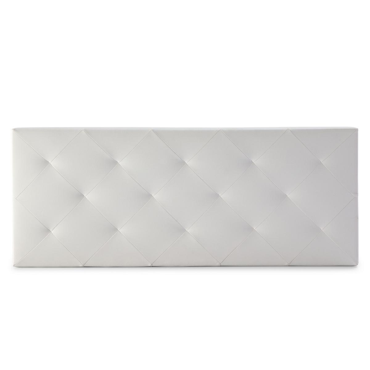 KOPFTEIL 150x60 cm Rombo Weiß - Weiß, Fell (8/60/150cm) - VS Venta-stock