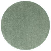 HOCHFLOR VELOURS TEPPICH MONA RUND - Mintgrün, Textil (160/160cm) - Snapstyle