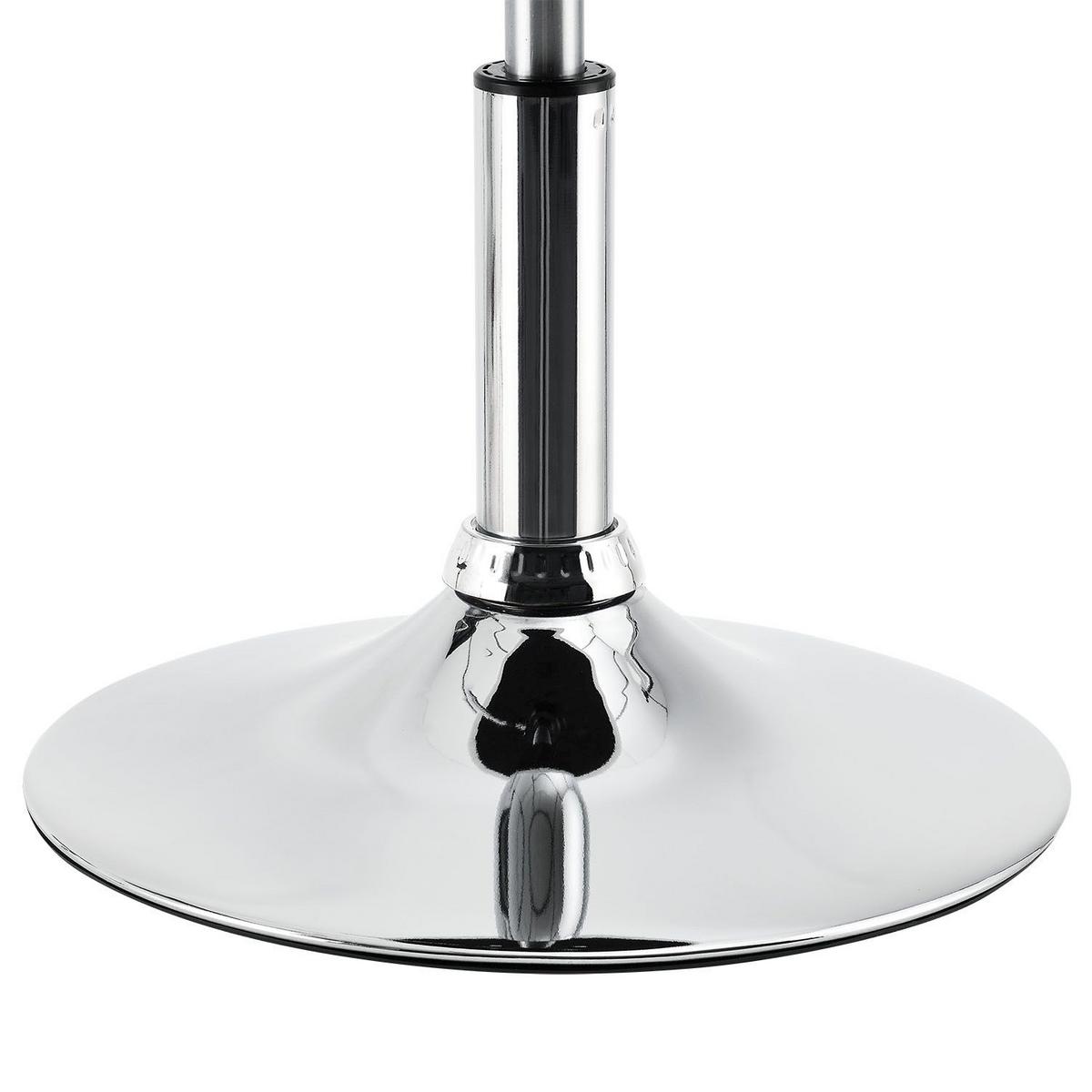 HOCKER Tonia weiß höhenverstellbar ideal für Schminktisch - Weiß, Textil (38.5/64/38.5cm) - Juskys