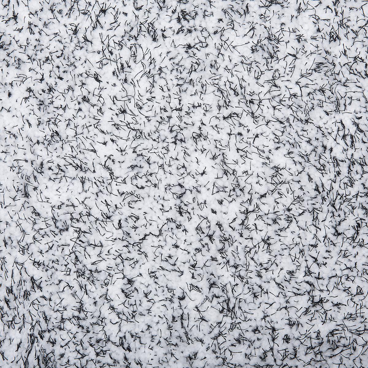 SHAGGY-TEPPICH Demre 140/140 cm - Schwarz, Kunststoff (140/140cm) - Beliani