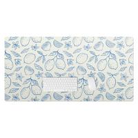 SCHREIBTISCHUNTERLAGE 120x60 cm Blau - Pastellblau, Kunststoff (120/60/1.6cm) - Wallfluent