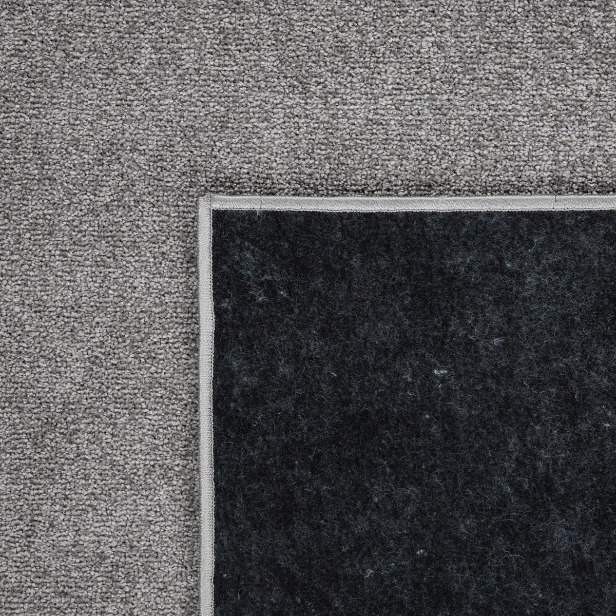 KURZFLORTEPPICH Waschbar, einfarbig, Anthrazit, Ø 120 cm - Anthrazit, Textil (120/120cm) - KADIMA DESIGN
