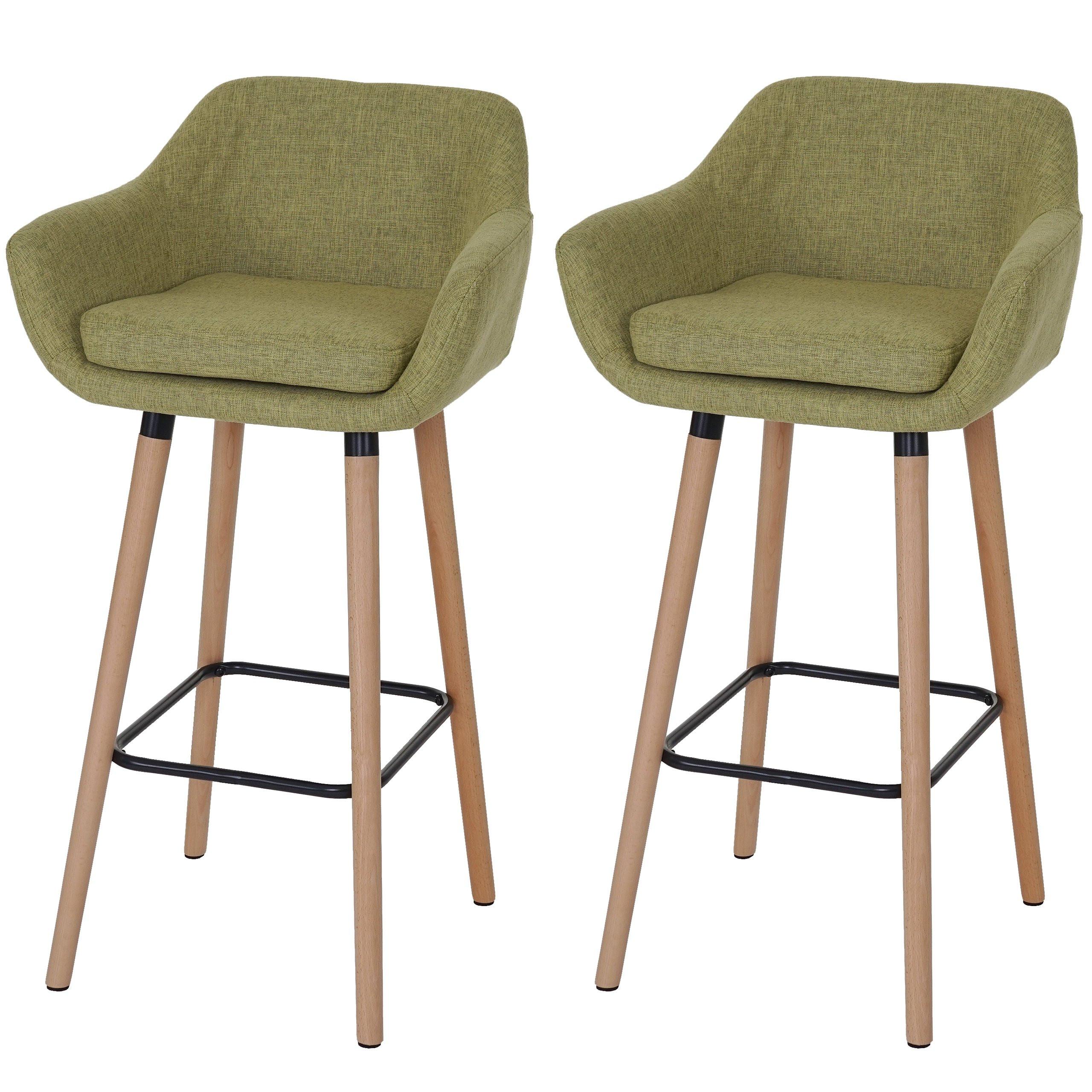 BARHOCKER Grün 2er-Set - Grün, Textil (53/99/45cm) - MCW