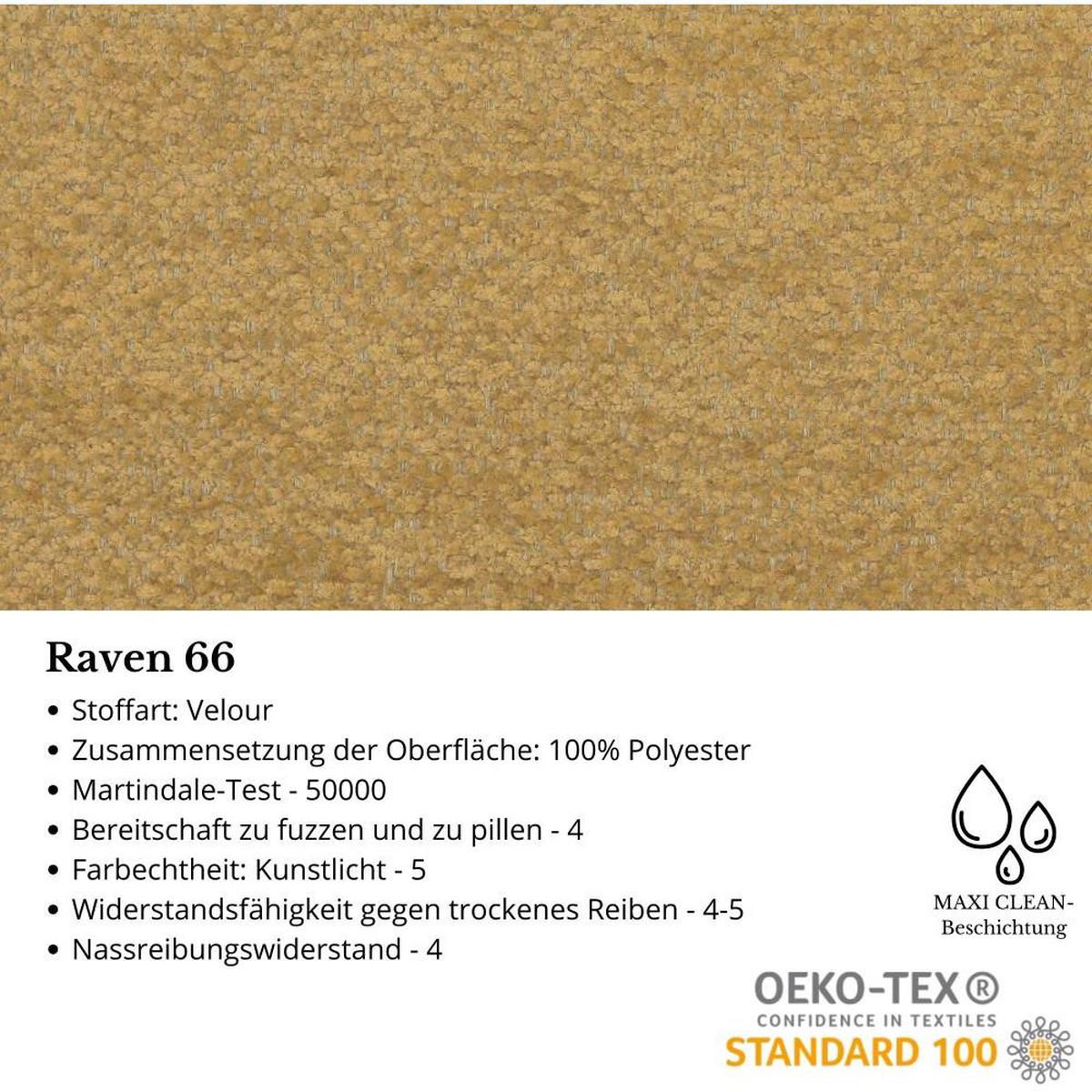 CHESTERFIELD-SESSEL Falco gelb mit Wenge Holzbeinen - Gelb, Holz/Textil (82/102/92cm) - Beautysofa