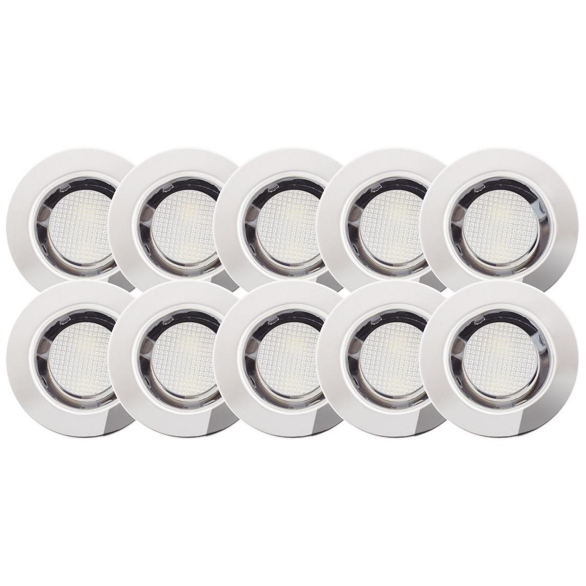 EINBAULEUCHTENSET Cosa G03093/82 - Silberfarben, Metall (3cm) - Brilliant