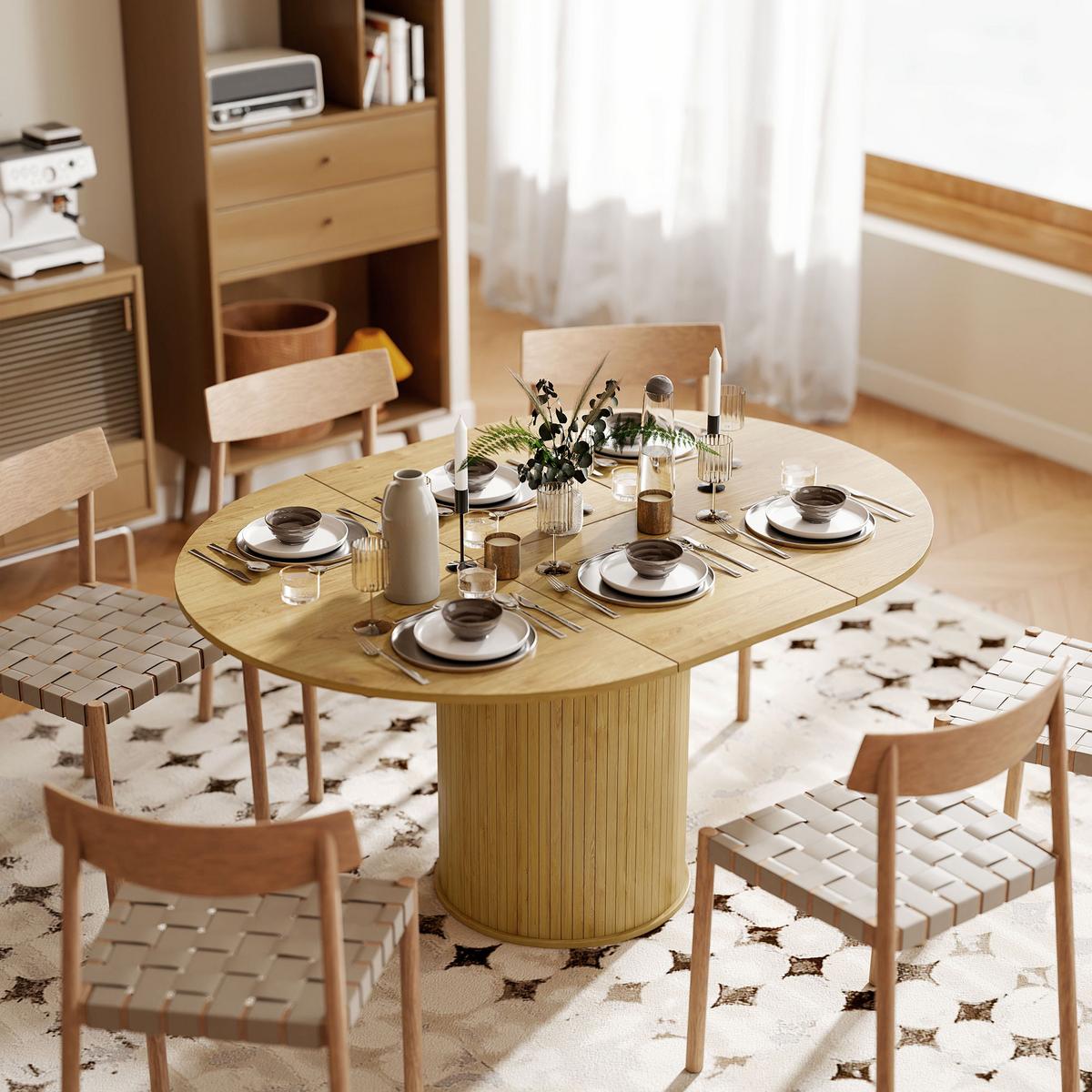 ESSTISCH Dylos 150/110/75 cm - Braun, Holz (150/110/75cm) - ZMH