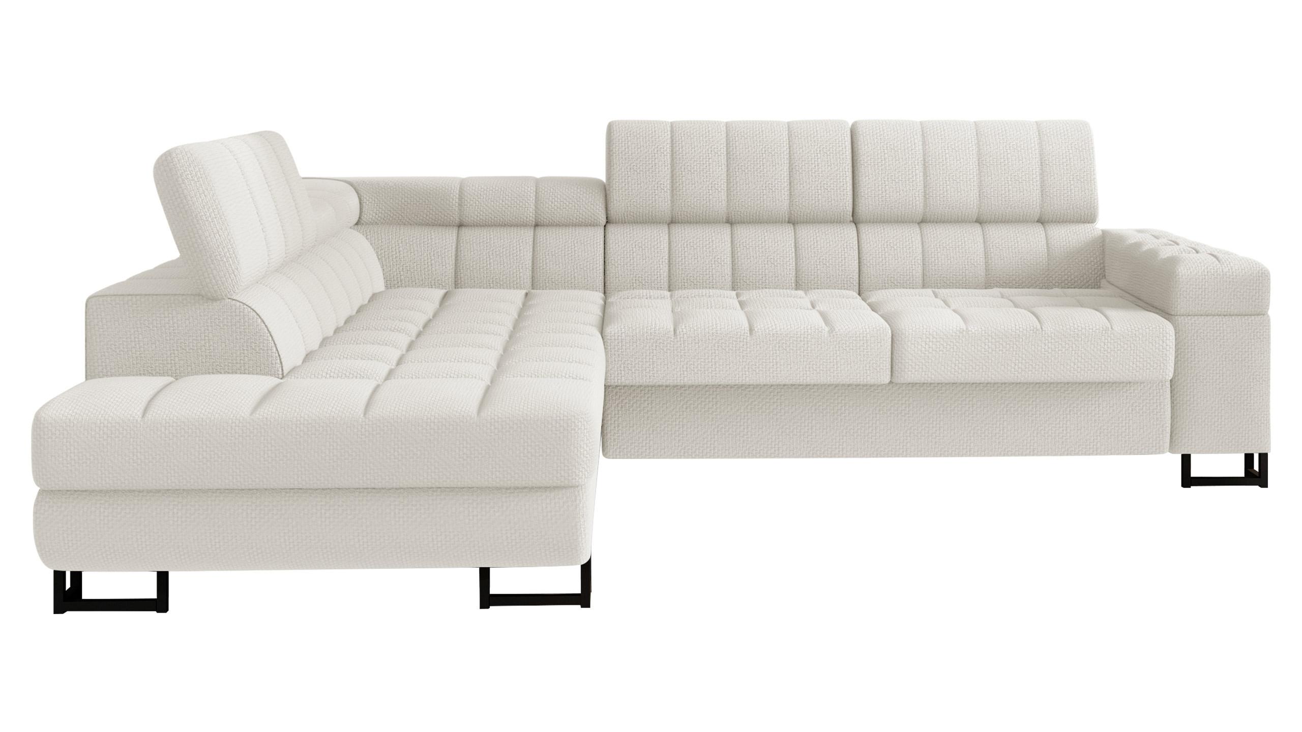 ECKSOFA Laris, Seite: Links - Schwarz/Cappuccino, Holz/Textil (271/203cm) - MIRJAN24