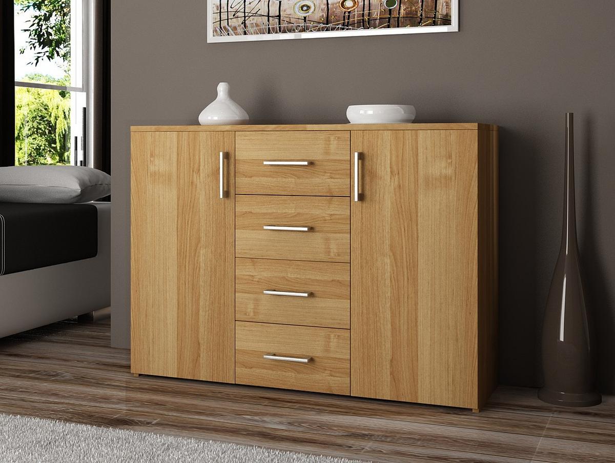 KOMMODE Erlefarben 80/110/35 - Erlefarben, Textil (110/80/35cm) - RAUMHIRSCH FURNITURE