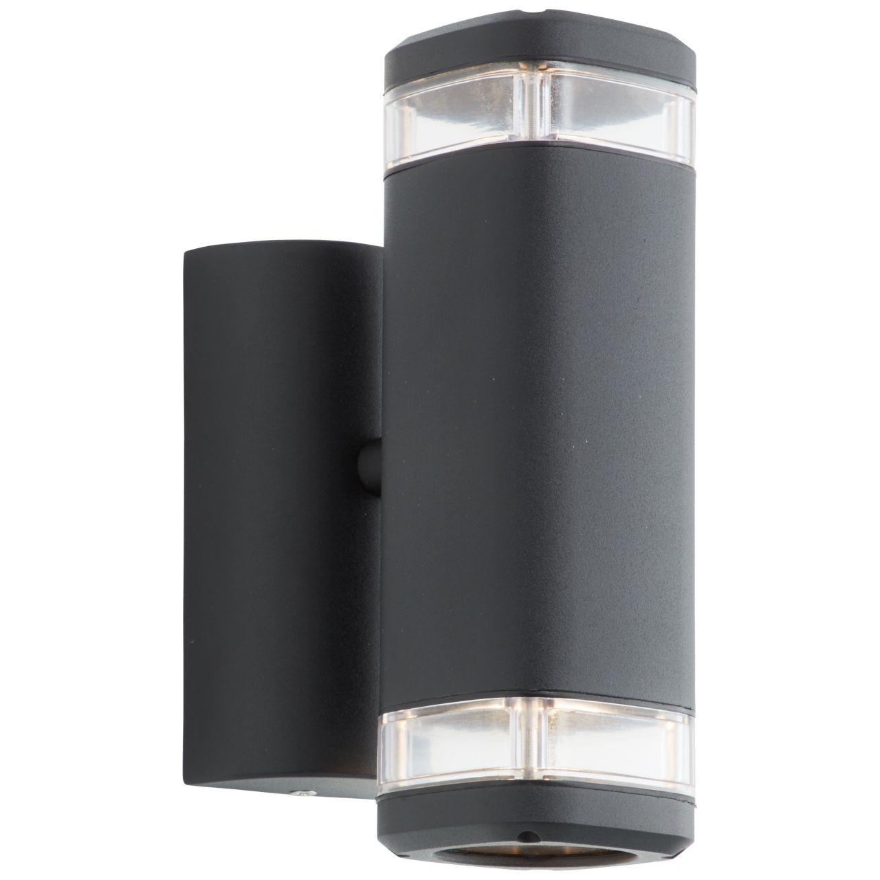 AUSSENWANDLEUCHTE Jandy 90968A06 - Schwarz, Metall (7/21.3/13.5cm) - Brilliant