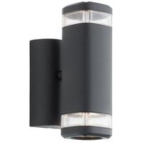 AUSSENWANDLEUCHTE Jandy 90968A06 - Schwarz, Metall (7/21.3/13.5cm) - Brilliant