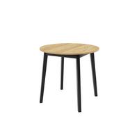 ESSTISCH LUCA S Ausziehbar 90 - 130 / 90 x 77 cm - Goldfarben/Schwarz, Holz (90/90/77cm) - MASSENO