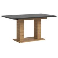 ESSTISCH grau, Eiche Artisan Küchentisch ausziehbar 150 - 190 cm - Eiche Artisan/Grau, Holzwerkstoff/Metall (150/90/76cm) - Inn.Furn