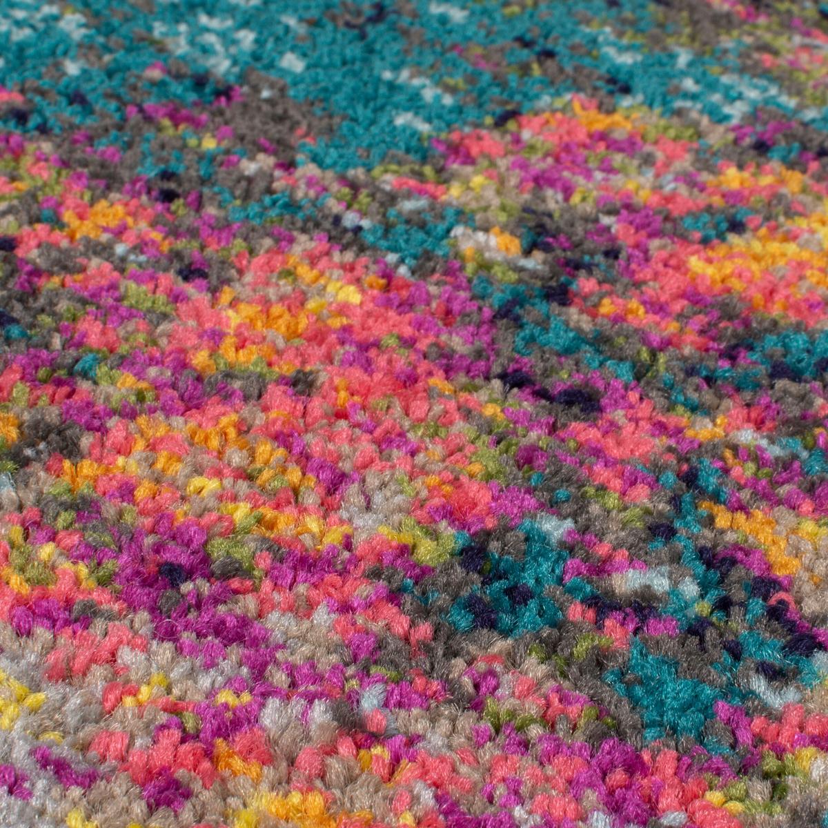 TEPPICH FAL, abstrakt, Bunt, 66 x 230 cm - Multicolor, Textil (230/66cm) - KADIMA DESIGN