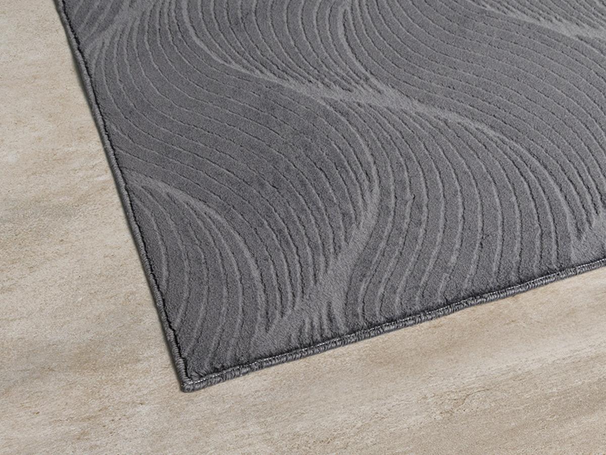 TEPPICHLÄUFER Antirutsch Geometrisch DALAR Polypropylen Anthrazit 80 x 150 cm - Anthrazit, Textil (80/150cm) - KADIMA DESIGN