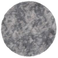 HOCHFLOR SHAGGY TEPPICH FLUFFY RUND - Grau, Textil (160/160cm) - Pergamon