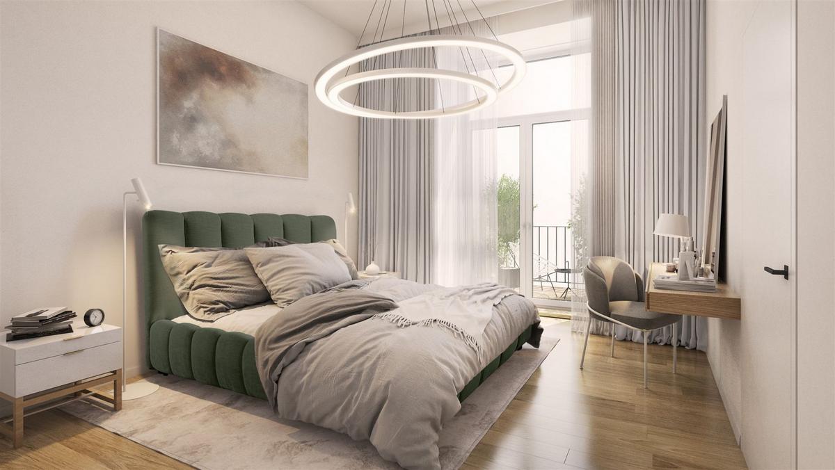 POLSTERBETT Doppelbett Heda In Stoff Boston - Jadegrün, Holzwerkstoff/Textil (140/200cm) - Fun Möbel