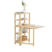 ESSTISCH Natur - Naturfarben, Holz (60/98/126cm) - SoBuy