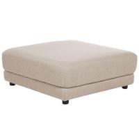 OTTOMANE Stoff Beige Sigtuna - Beige, Textil (102/43/102cm) - Beliani
