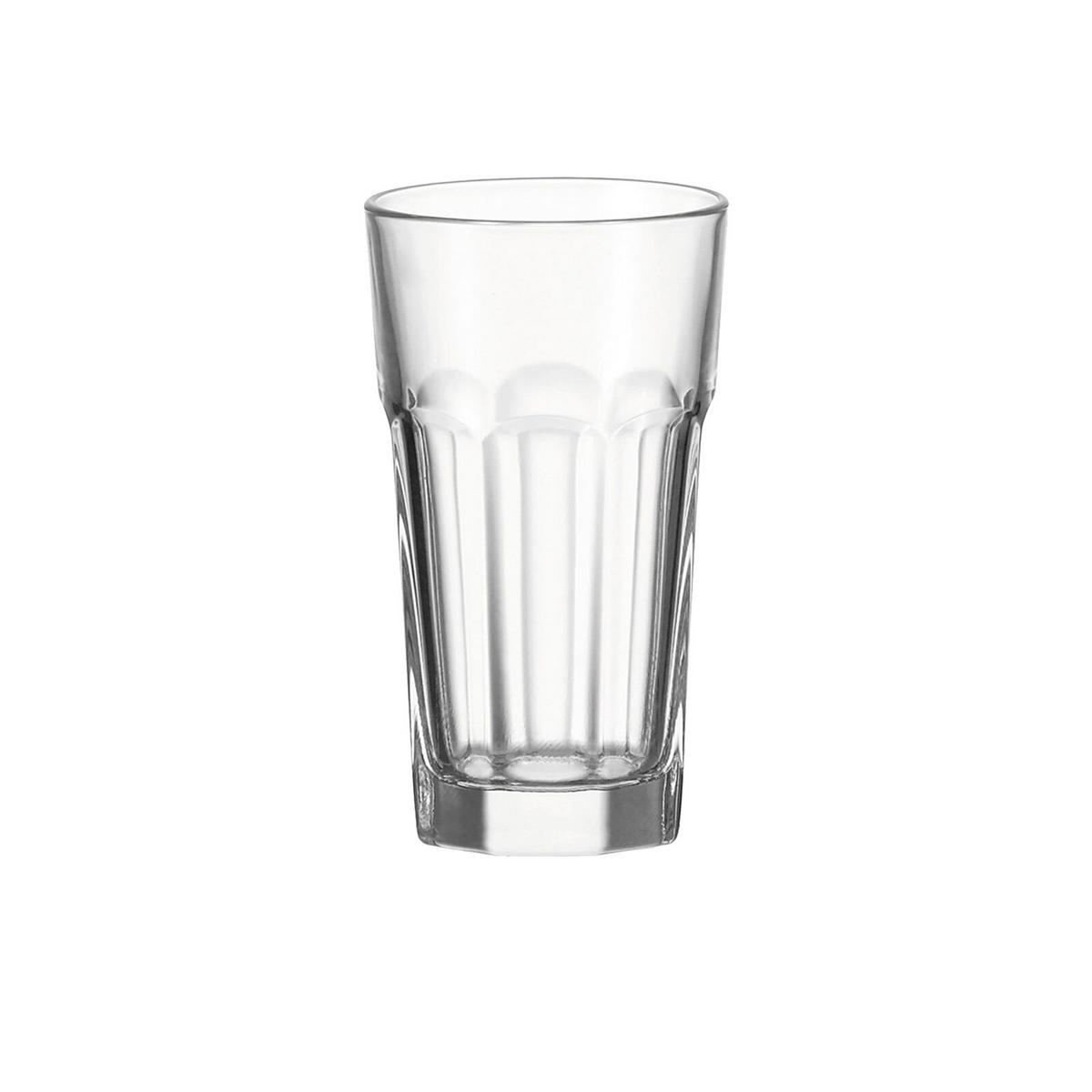 LONGDRINKGLÄSER Rock transparent 24er Set - Transparent, Glas (0.001L) - Leonardo Living