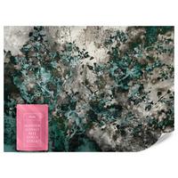 FOTOTAPETE für Wohnzimmer Beton Abstraktion 100x70 - Türkis/Grau, Papier (100/70cm) - Muralo