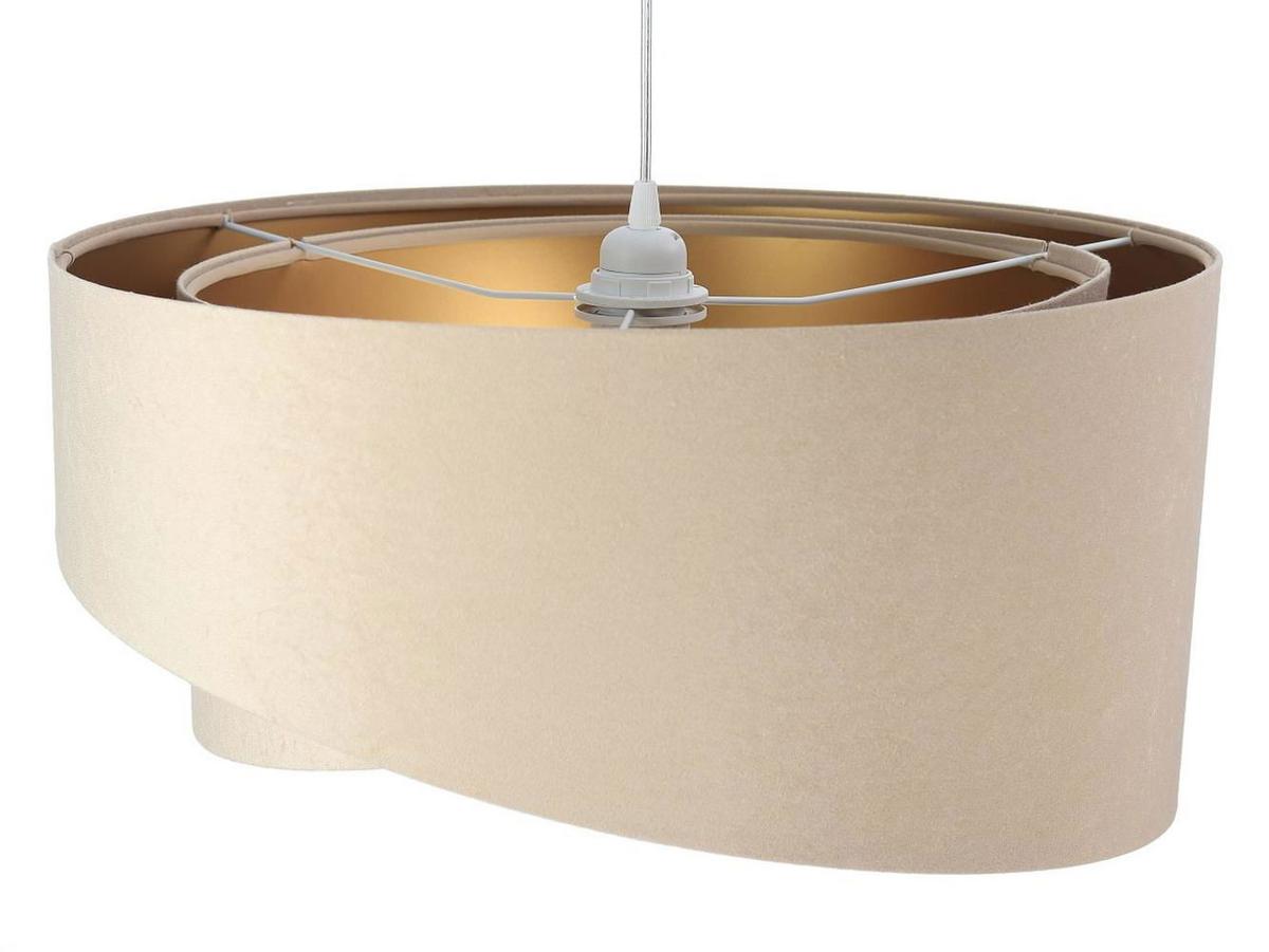 HÄNGELEUCHTE Gold 50/23 cm - Goldfarben, Kunststoff (50/1/23cm) - ONZENO
