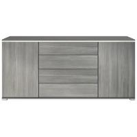 SIDEBOARD Faro Avola-Anthrazit - Grau, Holzwerkstoff (166.5/75.5/35cm) - Vladon