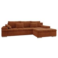ECKSOFA Bangkok, Seite: Rechts - Silberfarben/Bronzefarben, Holz/Textil (310/175cm) - MIRJAN24