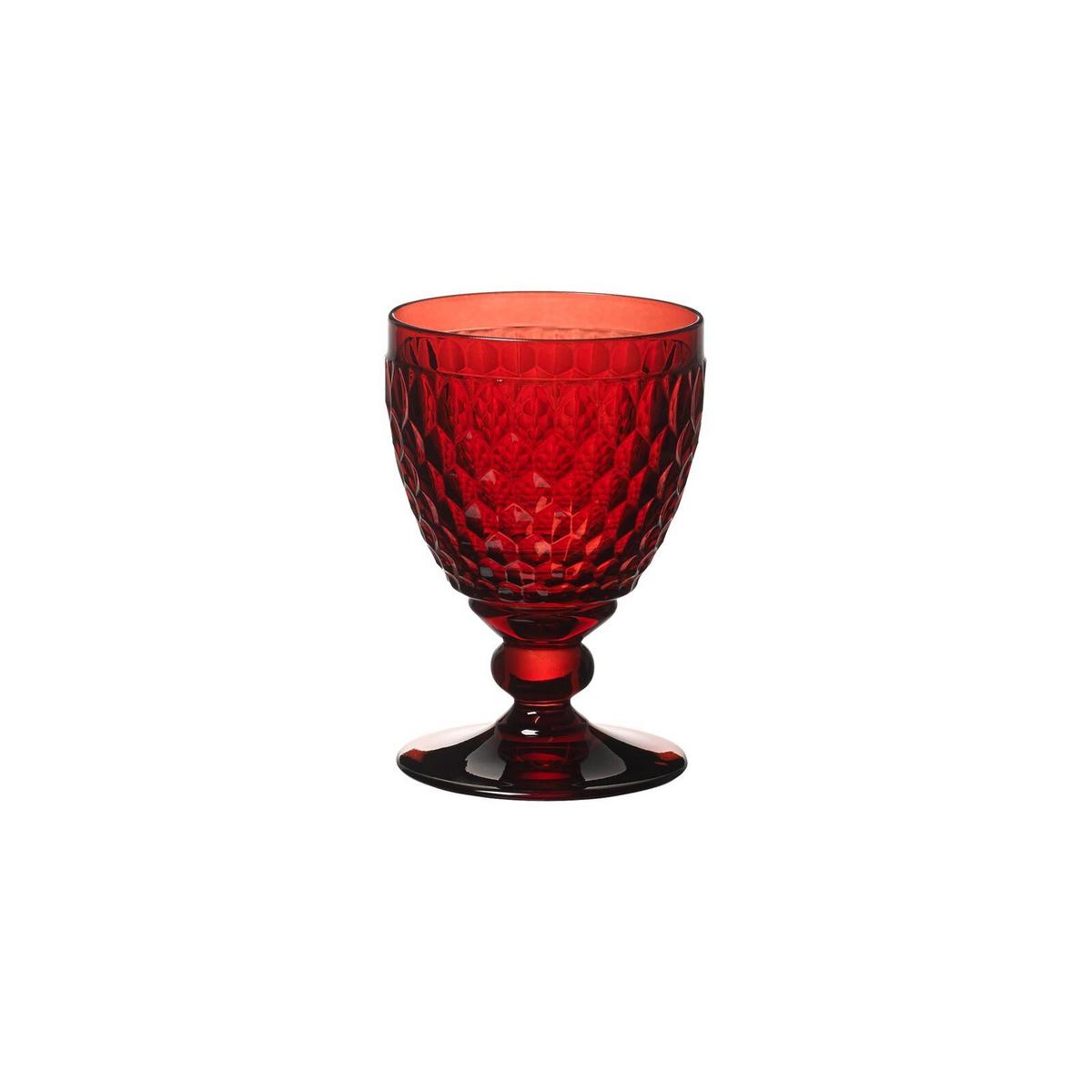 ROTWEINGLÄSER Boston Coloured Rot 310 ml 4er Set - Rot, Glas (0.31L) - Villeroy & Boch