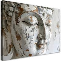 LEINWANDBILD Zen und Orientalisch 120x80cm - Weiß, Textil (120/80cm) - Feeby