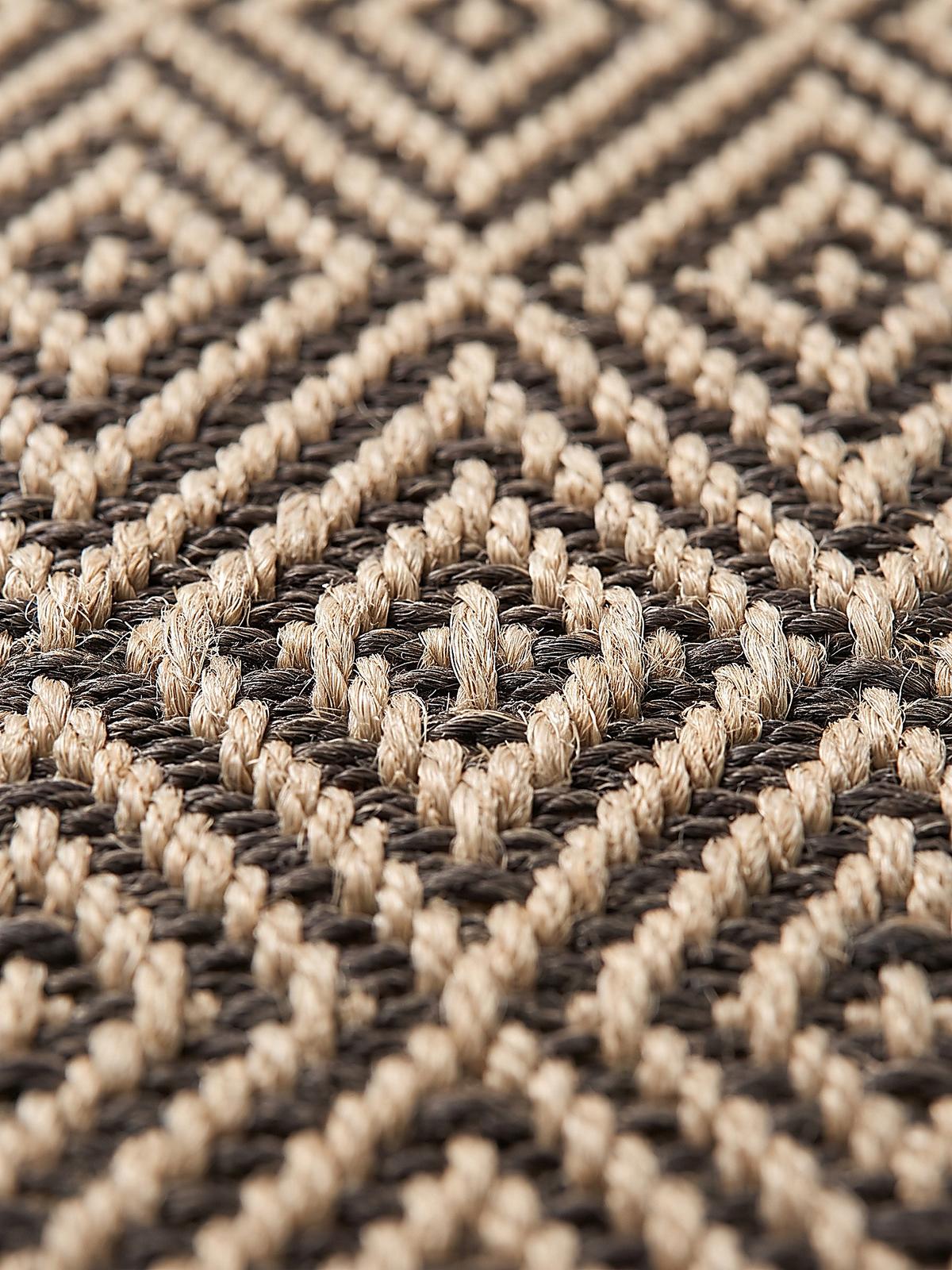 TEPPICHLÄUFER Karo CORDEV Polypropylen Natur 80 x 250 cm - Beige, Textil (80/250cm) - KADIMA DESIGN