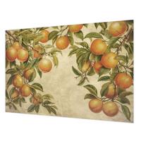 FOTOTAPETE 152x104 cm - Fruchtzweige - Grün, Textil (152/104cm) - Wallfluent