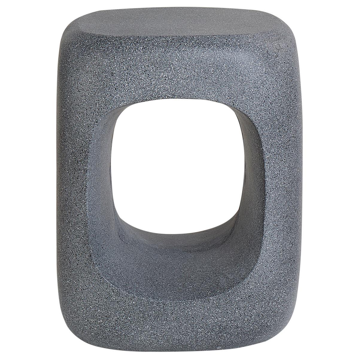 BEISTELLTISCH Beton Marmor Optik grau 33/33 cm Pelmo - Grau, Stein (33/33/45cm) - Beliani