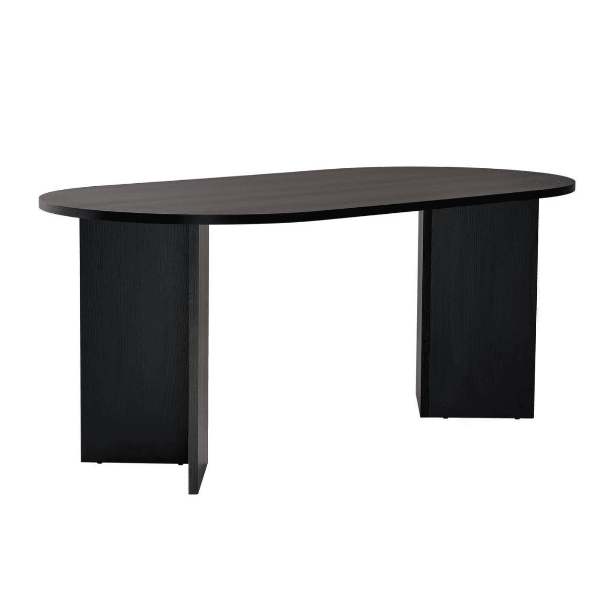 ESSTISCH mit abgerundeten Kanten sable 180/75/89,5 cm - Eichefarben, Holzwerkstoff (96/89.5/75cm) - Calicosy
