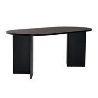 ESSTISCH mit abgerundeten Kanten sable 180/75/89,5 cm - Eichefarben, Holzwerkstoff (96/89.5/75cm) - Calicosy