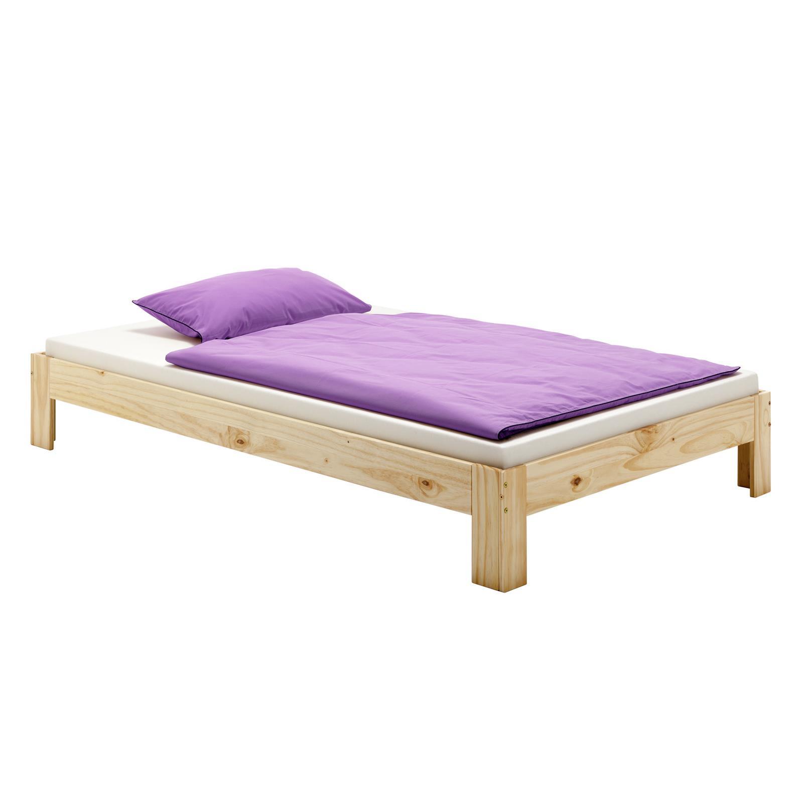 FUTONBETT THOMAS 140x200 cm natur - Naturfarben, Holz (140/200cm) - IDIMEX